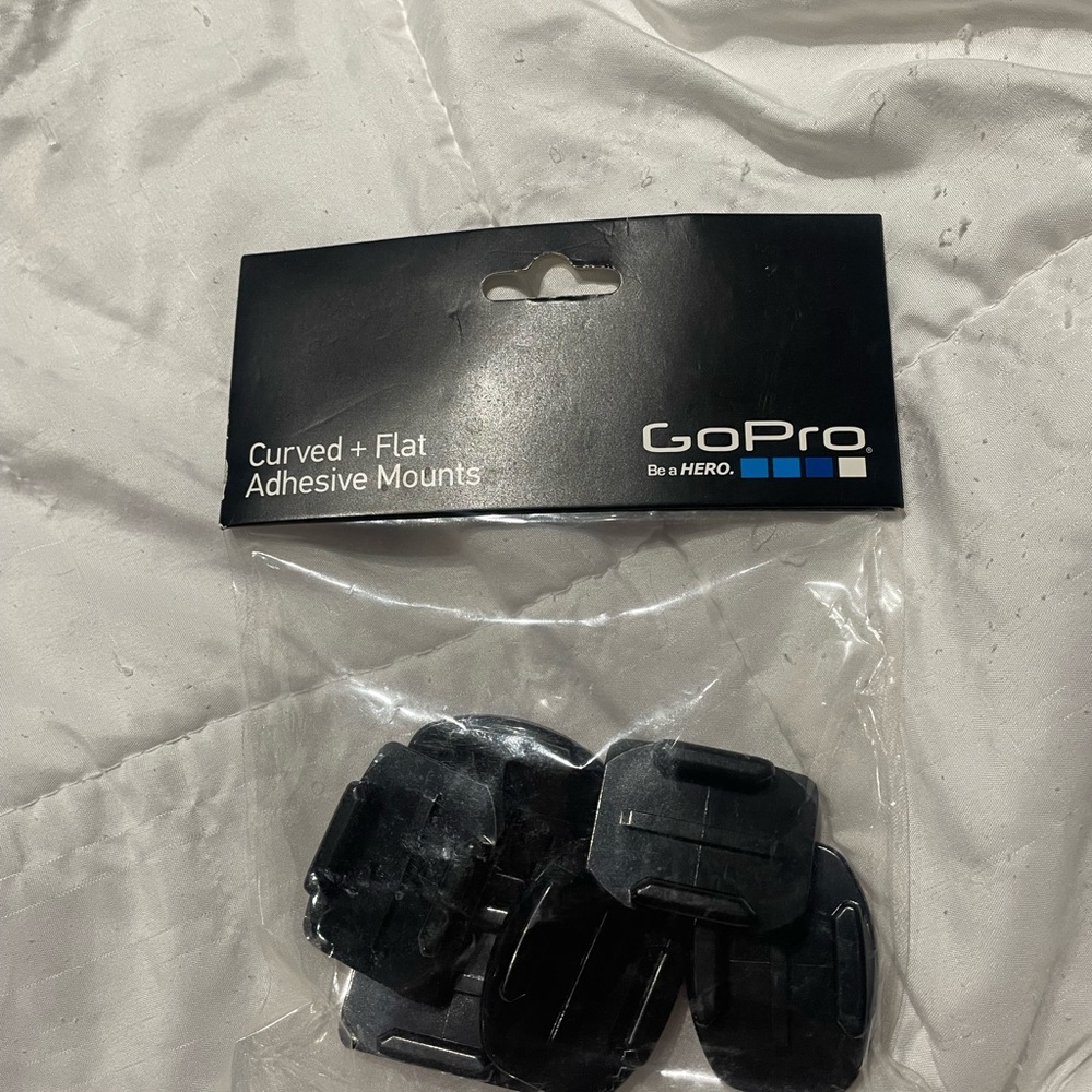 GoPro Black Adhesive Mount Set (flat and curved)